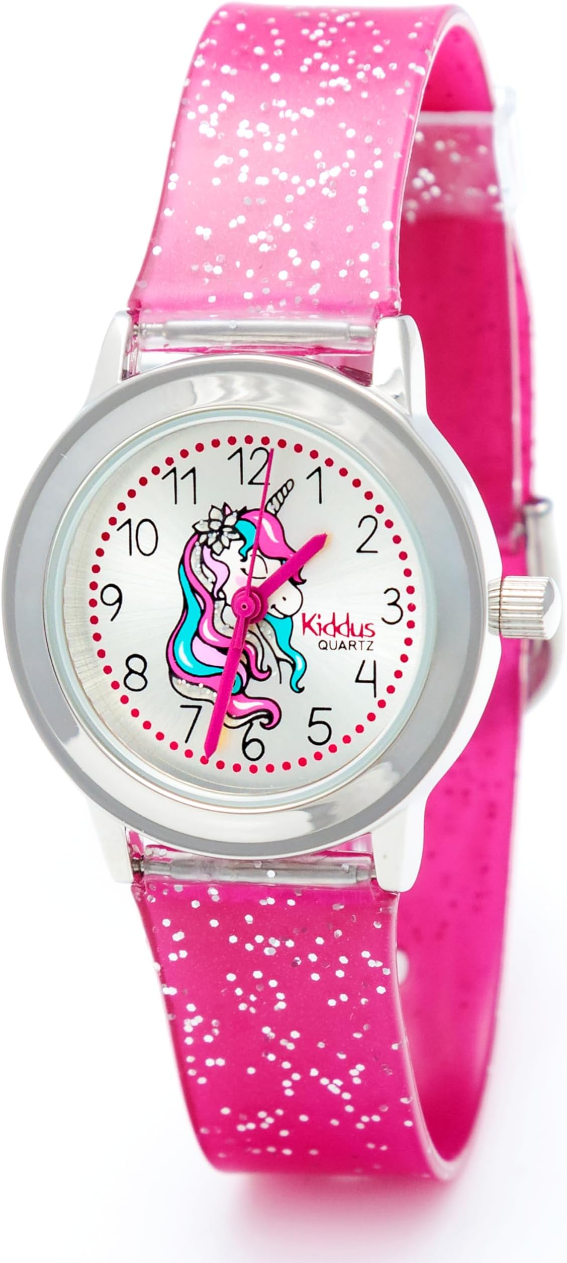 Fashionable Girls Watch for Kids. Children’s Analogue Wristwatch with Educational Exercises. Japanese Quartz Movement. Cute, Stylish, Elegant & Fabulous