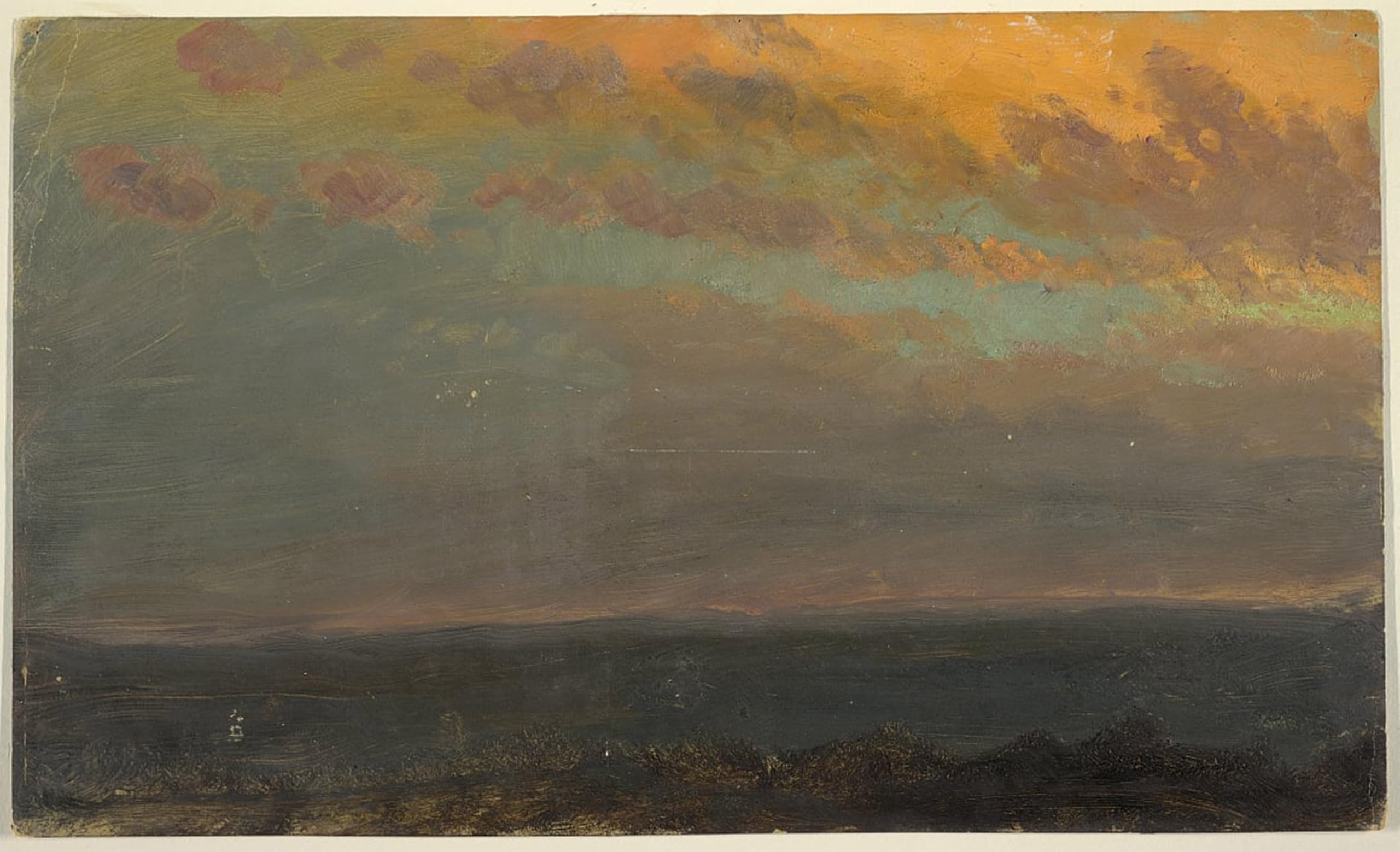Pinturas Famosas Hudson Valley al Tramonto Lienzo Decoración Paredes 60x90 5