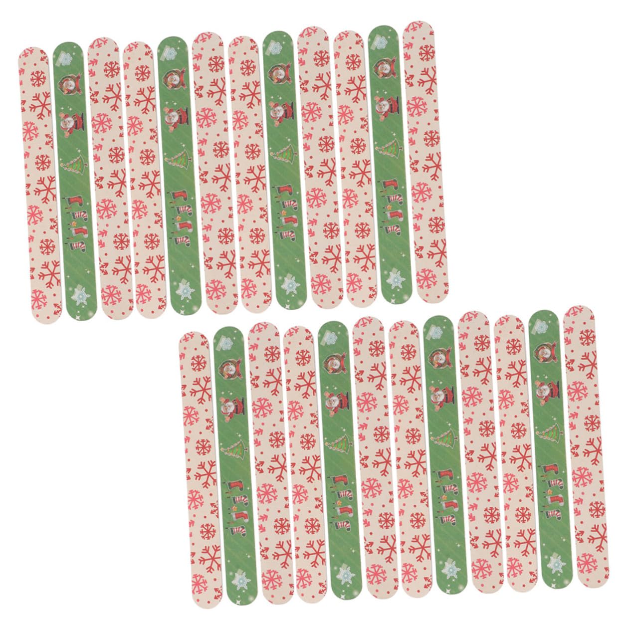 minkissy 120stücke Weihnachtsmotiv Nagelfeilen Eva Nagelfeilen Für Maniküre Und Pediküre Handheld Nagelpflegewerkzeuge Mit Kreativen Designs Für Natürliche Und Künstliche Nägel