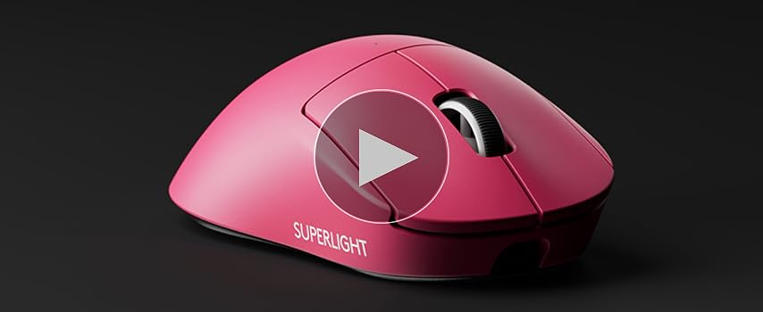 Mouse Gamer Sem Fio Logitech G PRO X SUPERLIGHT 2 DEX com