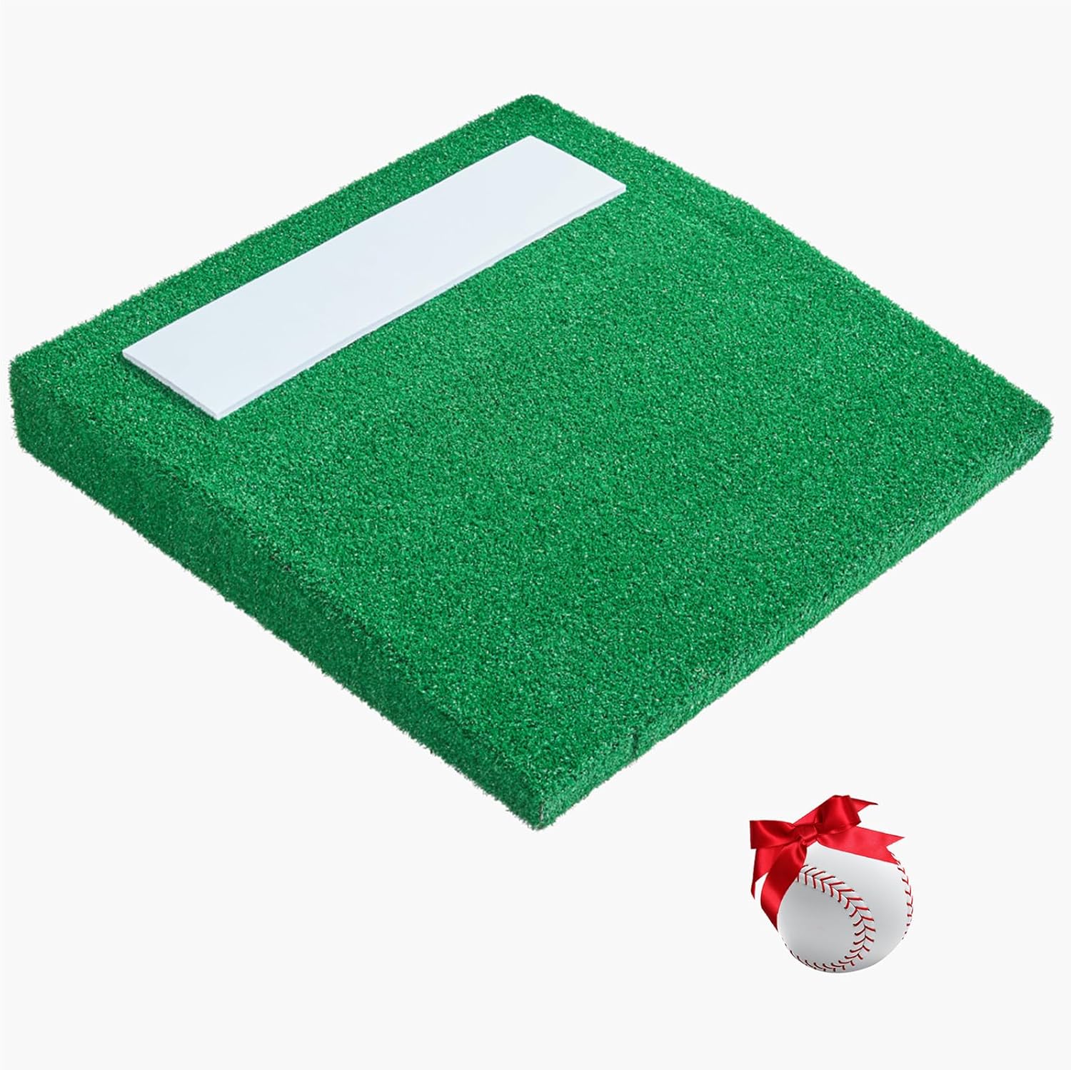 VEVOR Pitching Mound, Baseball Game Mound, Indoor/Outdoor Pitching Practice and Training Equipment, Softball Pitching Aids with Antifade Turf and Pitching Rubber
