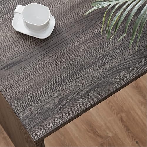 Miniatura 8 de HSH Escritorio para computadora en forma de L con cajones, escritorio en forma de L con estantes de almacenamiento, escritorio ejecutivo grande