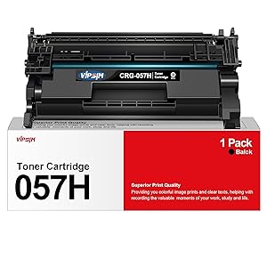 057H Black High Yield Toner Cartridge Replacement for canon 057H Black High Yield Toner Cartridge 057 H CRG-057H to Compatible with Imageclass MF445dw LBP226dw MF448dw MF449dw LBP227dw, 1 Black