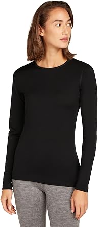 Icebreaker Women's 200 Oasis Ls Crewe Base Layers