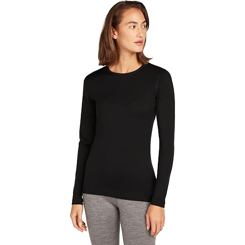 Icebreaker Merino Womens 200 Oasis Long Sleeve Thermal Cold Weather Base Layer T-Shirt