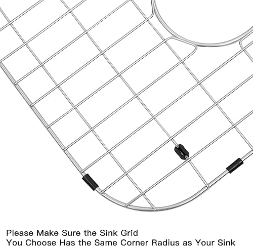 Miniatura 5 de Zeesink Rejilla de fregadero de cocina de 26 1116 x 14 34 pulgadas, rejilla inferior del fregadero, rejilla de fregadero de acero inoxidable y