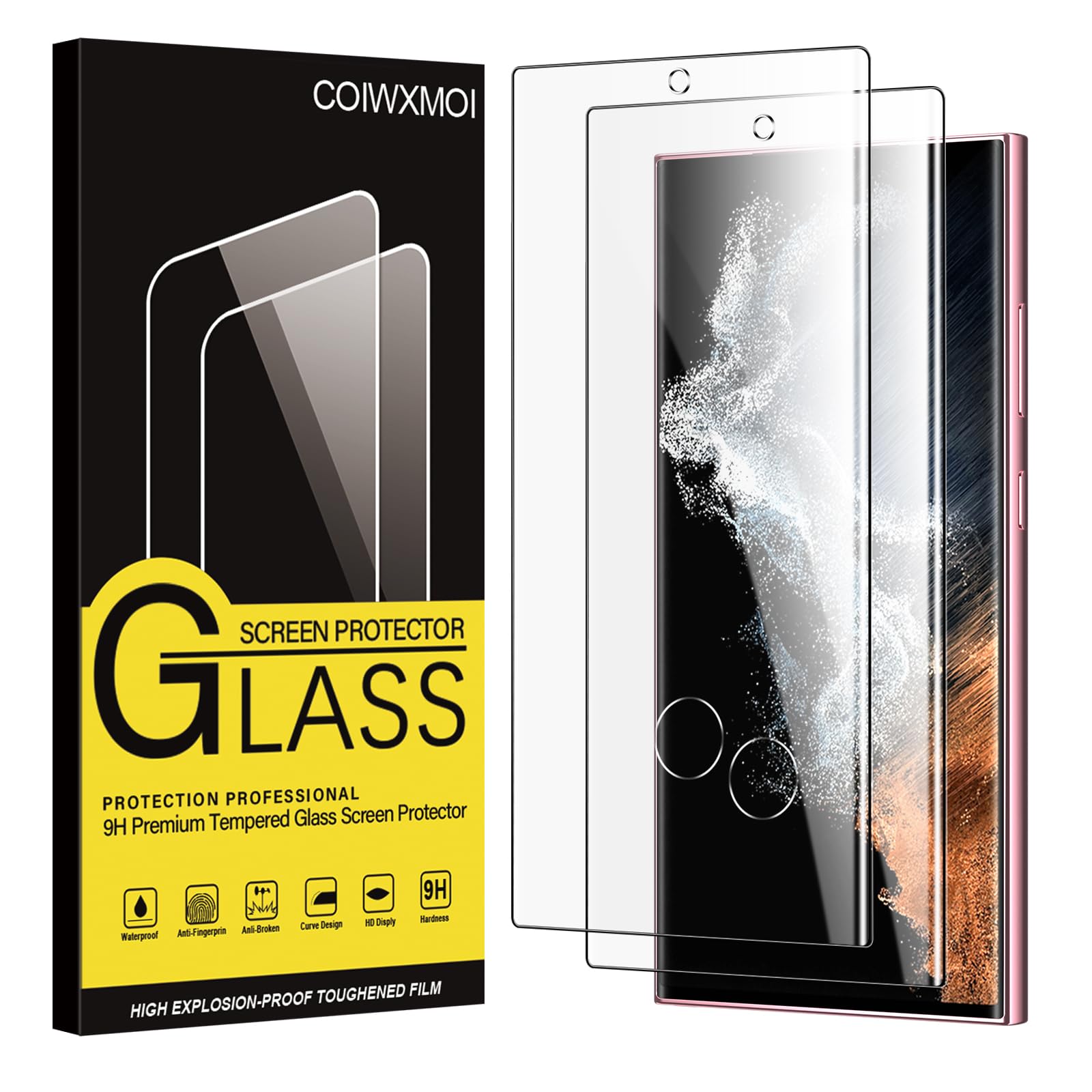 4 Pezzi Protezione Schermo In Vetro Temperato HD Trasparente Anti - Foto 6