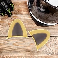 Vista 7 de HOMSFOU 3 Pares de Orejas de Gato para Casco Autoadhesivas Pegatinas Estilo Gatito Accesorios Lindas Decoraciones de Casco para Cascos
