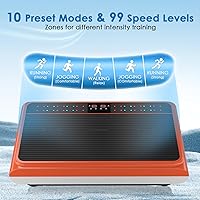 Vista 5 de Vibration Plate Exercise Machine - Whole Body Workout Vibration Platform Lymphatic Drainage Machine for Weight Loss Home Fitness with Resistance