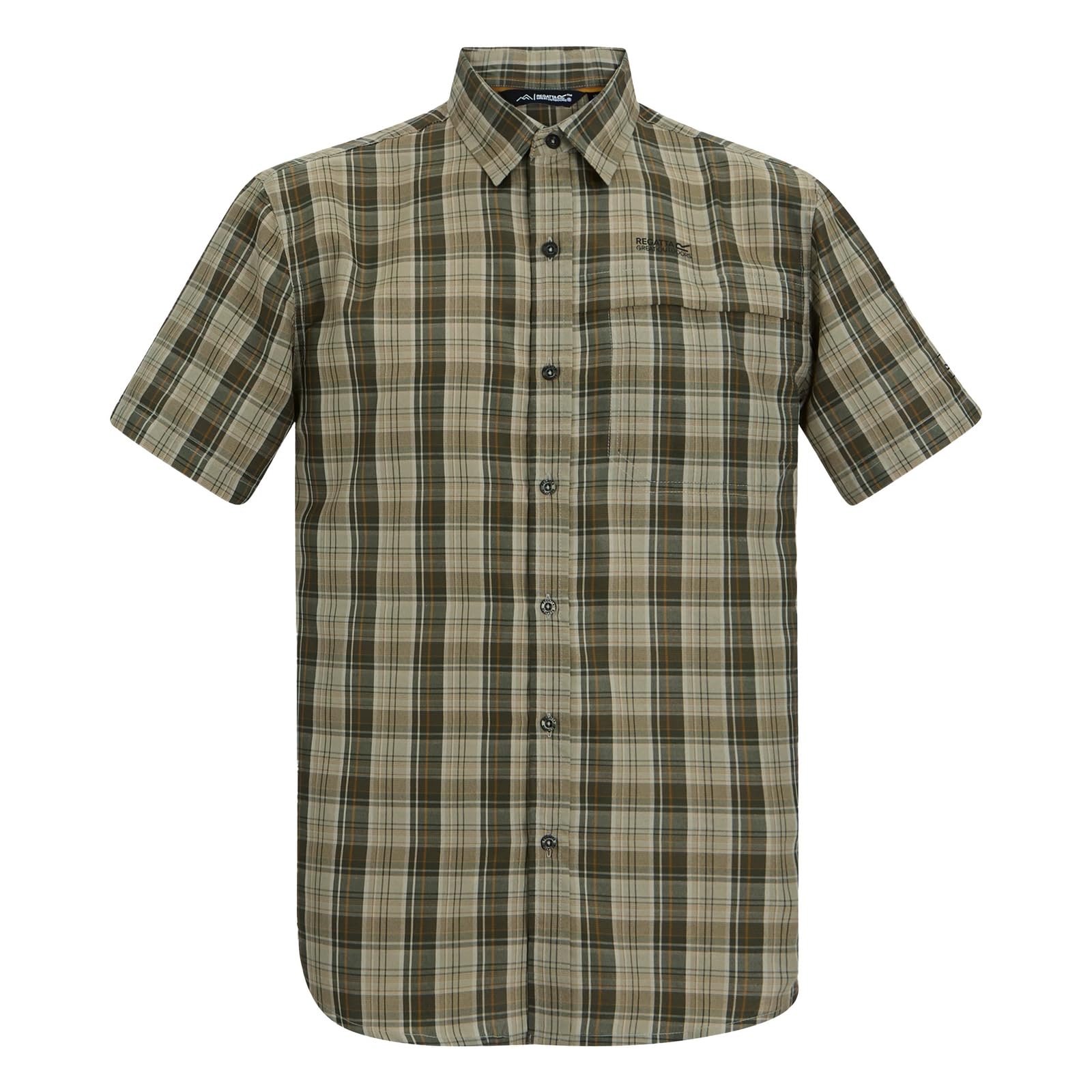 Regatta Men's Green Mindano Short Sleeve Shirt Xl