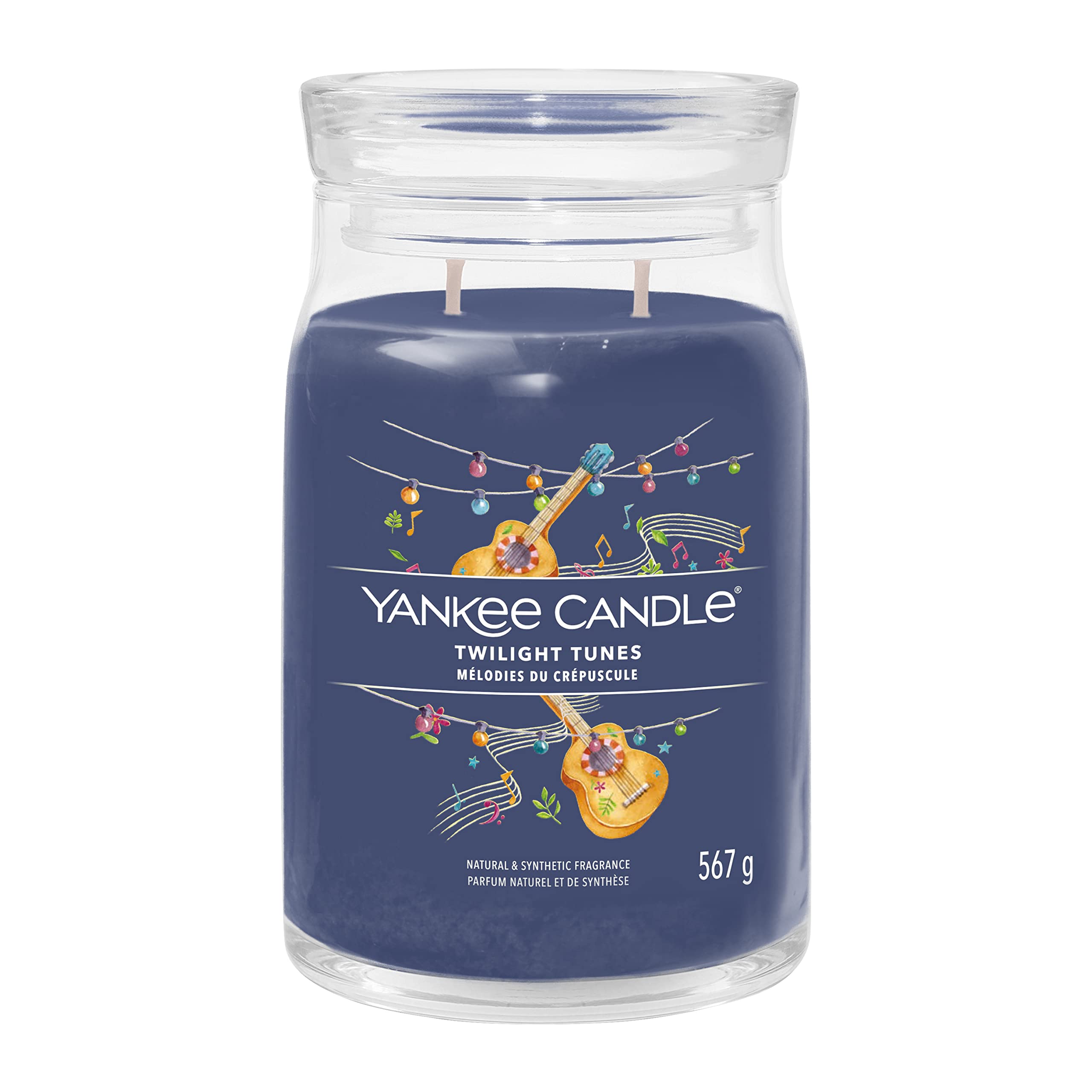 Yankee Candle Signature Scented Candle | Twilight Tunes Large Jar Candle with Double Wicks | Soy Wax Blend Long Burning Candle | Perfect Gifts for Women