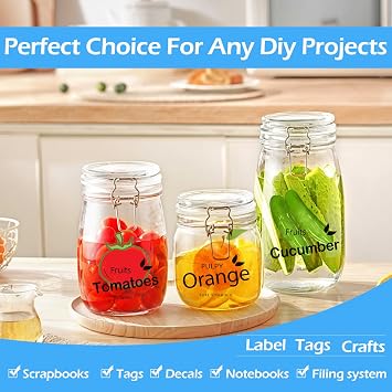 Uinkit Printable Clear Sticker Waterproof Transparency Vinyl Sticker Only For Laser Printer -100% Transparent 20 Sheets 8.5x11inch Full sheet Labels for Personalized Labels, custom artwork