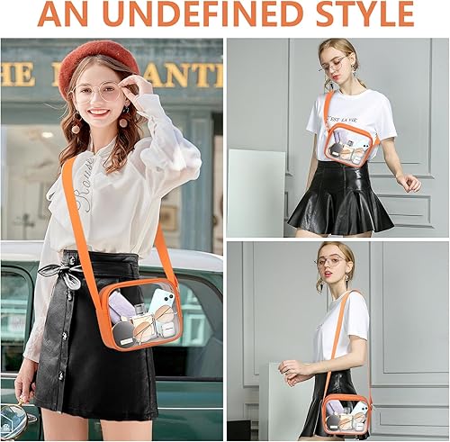 Miniatura 2 de Bolso cruzado transparente, aprobado para estadios, para conciertos, eventos deportivos, festivales