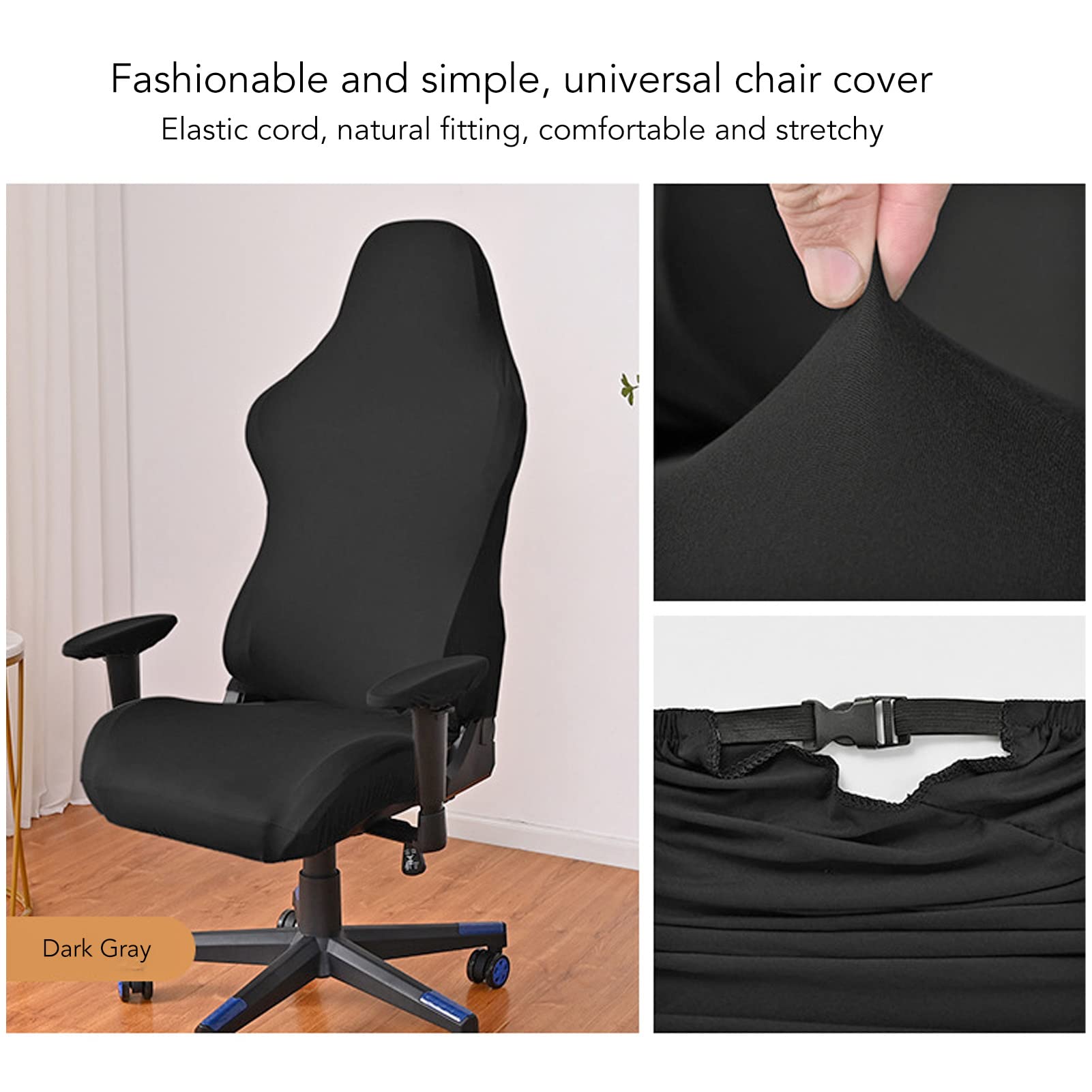 Hoes voor gamingstoel Ergonomische, zeer elastische computerstoelstoelhoes, met de
