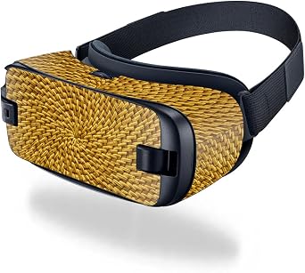 MightySkins Skin Compatible with Samsung Gear VR (2016) wrap Cover Sticker Skins Circle Weave