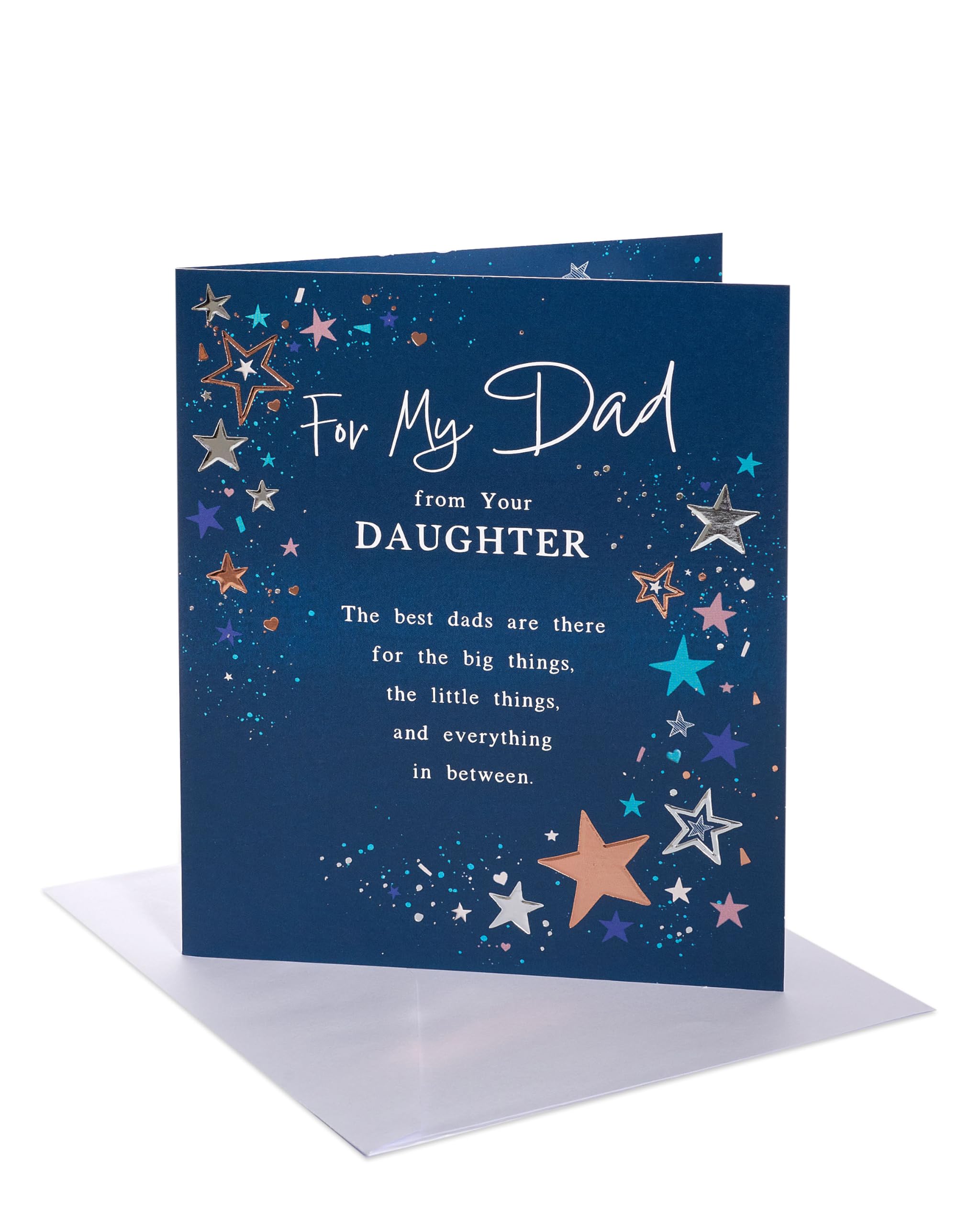 UK Greetings Birthday Card for Dad from Daughter - Starry Design ...