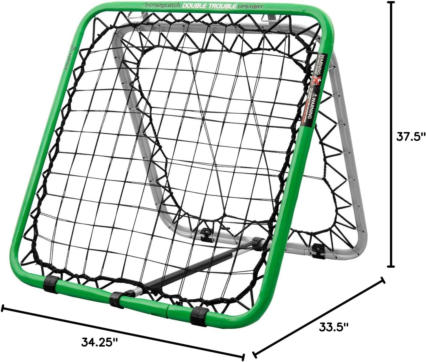 Crazy Catch Upstart 2.0 Double Trouble Sport Rebounder Net