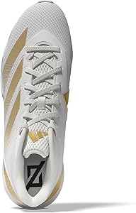 Amazon.com | adidas Men's Adizero Impact Spark Molded, White/Gold
