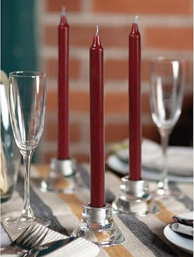 Miniatura 4 de CANDWAX Paquete de 4 velas cónicas blancas  Velas rectas de 12 pulgadas ideales como velas sin perfume, velas de cena y velas de mesa  Velas de