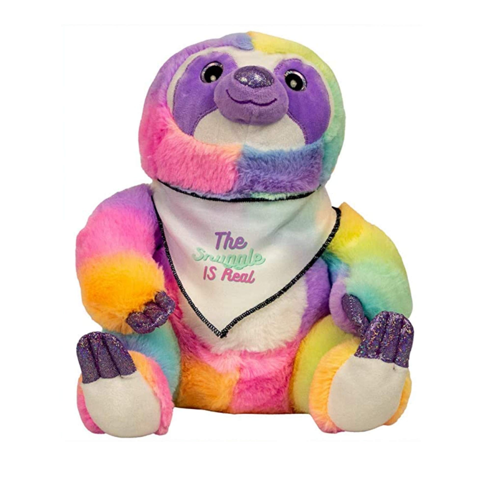 rainbow stuffed sloth