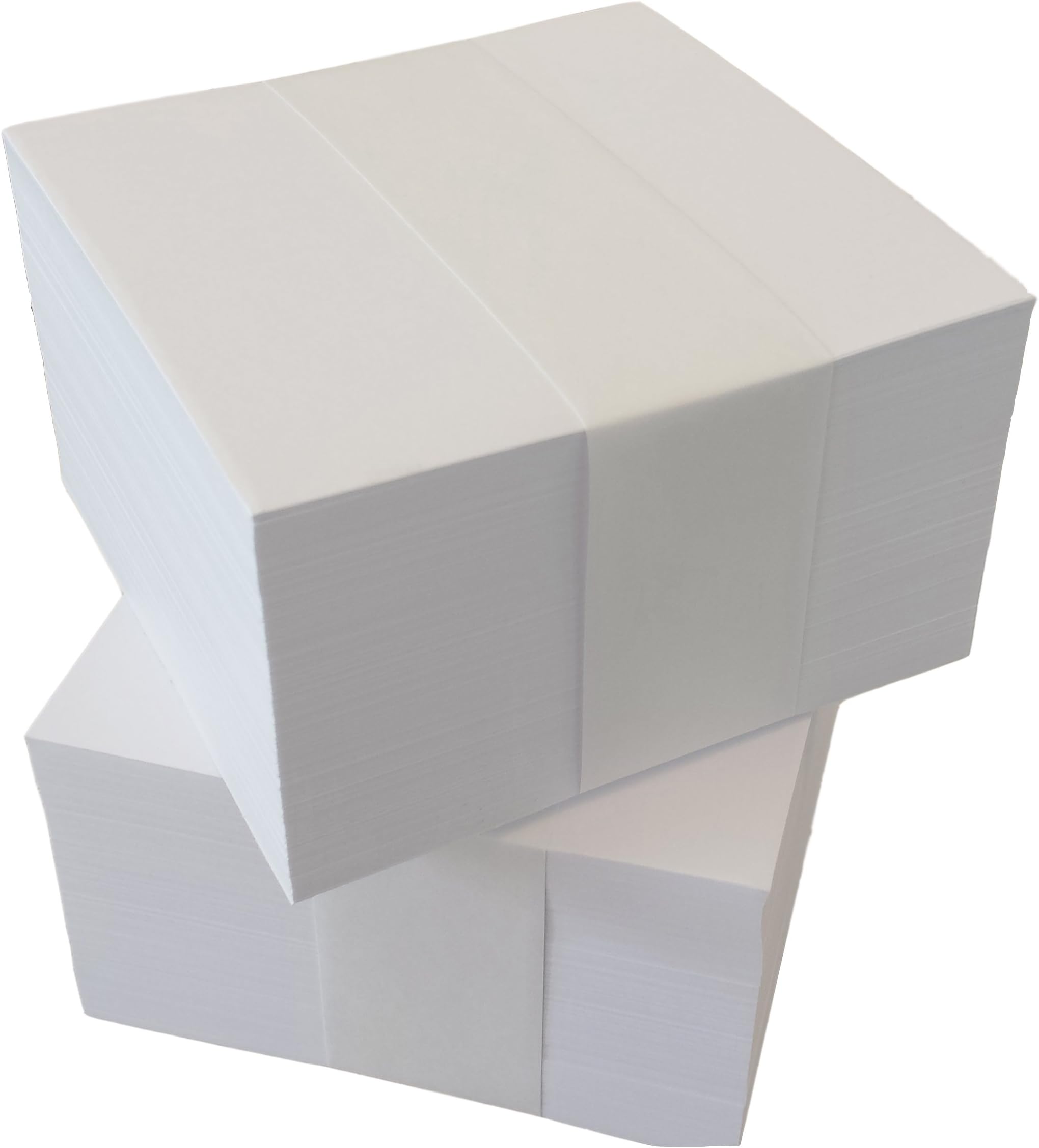 1000 notes, 10 x 10 cm, unprinted loose sheets for note box, refill set