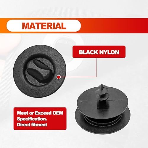 Miniatura 3 de Juego de 5 clips de retención para alfombrapiso, retenedores de alfombrillas para piso de automóvil, alfombrillas para automóvil, compatibles con