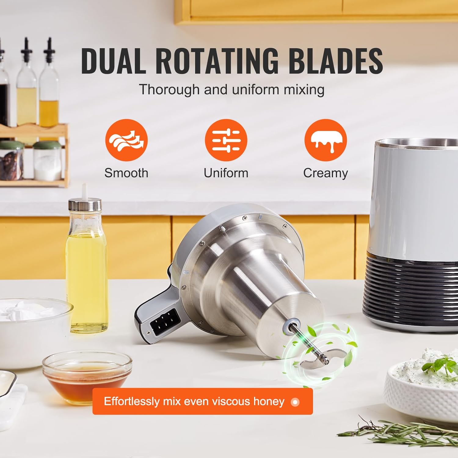 VEVOR Magic Butter Machine, 6 Functions, Butter Infuser Machine & Oil Infusion Machine with Customizable Temperature And Time, 190 Mesh Filter, Silicone Glove, Butter Mold, Cookbook