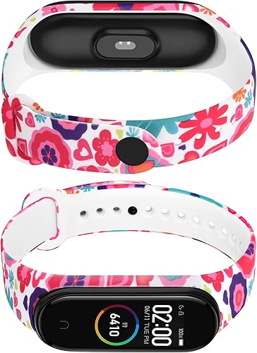 Miniatura 3 de Paquete de 3 bandas para Xiaomi Mi Band 4 y Mi Band 3, correas deportivas de repuesto de silicona suave para Xiaomi Mi Band 4 y 3 Fitness Tracker