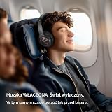 SoundPEATS Space Audifonos Inalámbricos Bluetooth5.3 Diadema Plegables Cancelación de Ruido Activa z Híbridos Reducción de Ruido de Llamada ENC Altavoz Dinámico de 40mm Modo de Juego Multipoint 123H