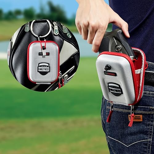 Miniatura 12 de Telémetro de golf, carcasa rígida, funda de transporte EVA compatible con Callaway 300 Pro y Bushnell V6 V5 V4 V3 V2 Pro X2 XE u otros telémetro