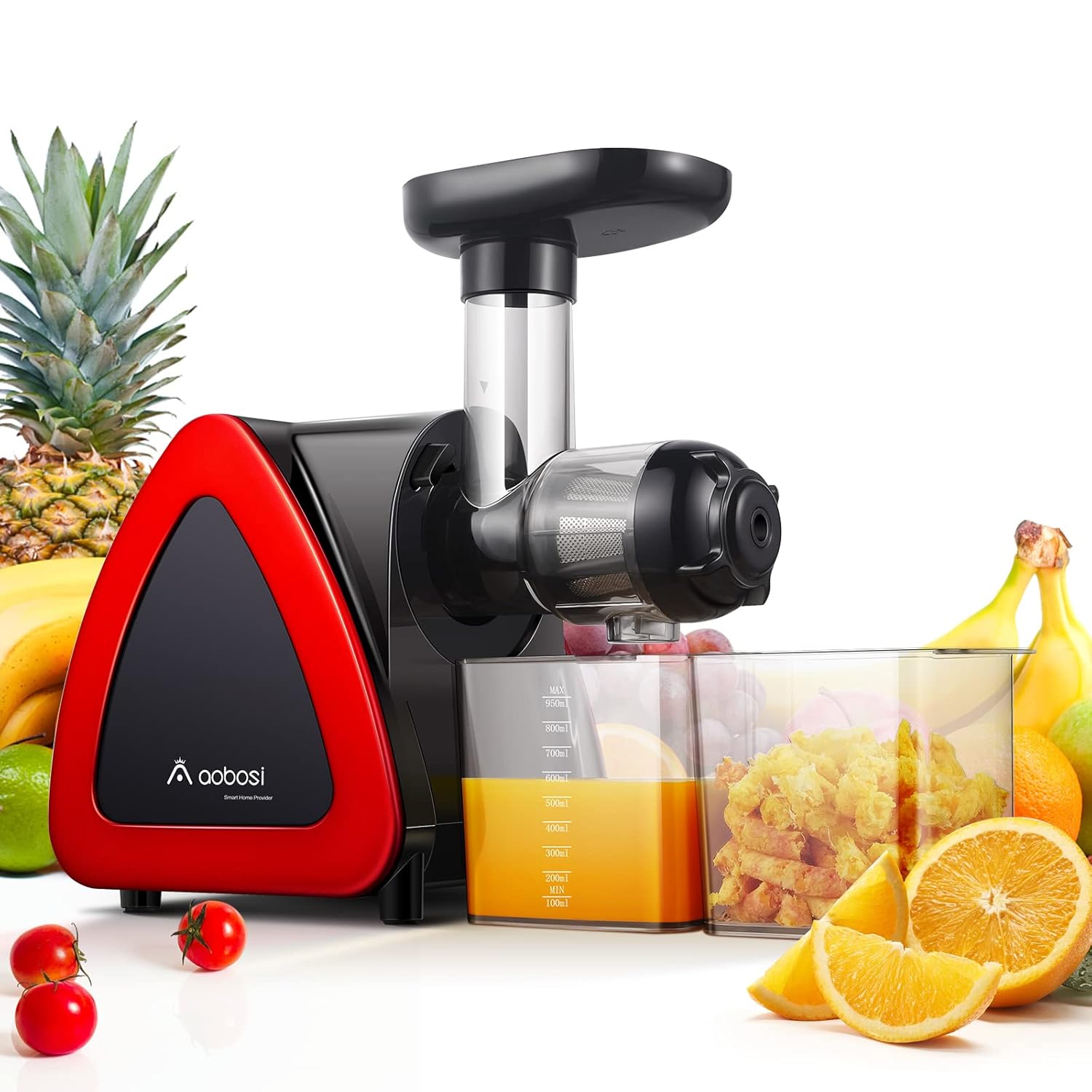 Buy Aobosi Slow Masticating juicer Extractor, Cold Press Juicer Machine, Quiet Motor, Reverse