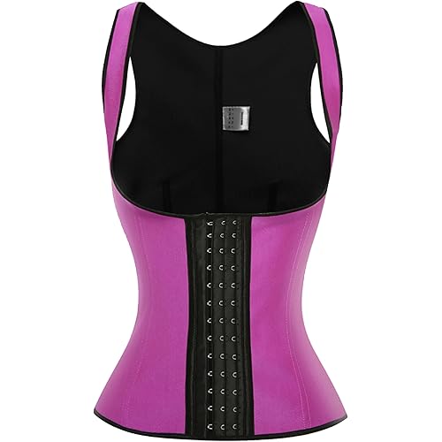 Waist Trainer for Women Latex Underbust Waist Cincher Steel Boned Corsets Body Shaper Sport Tummy Control