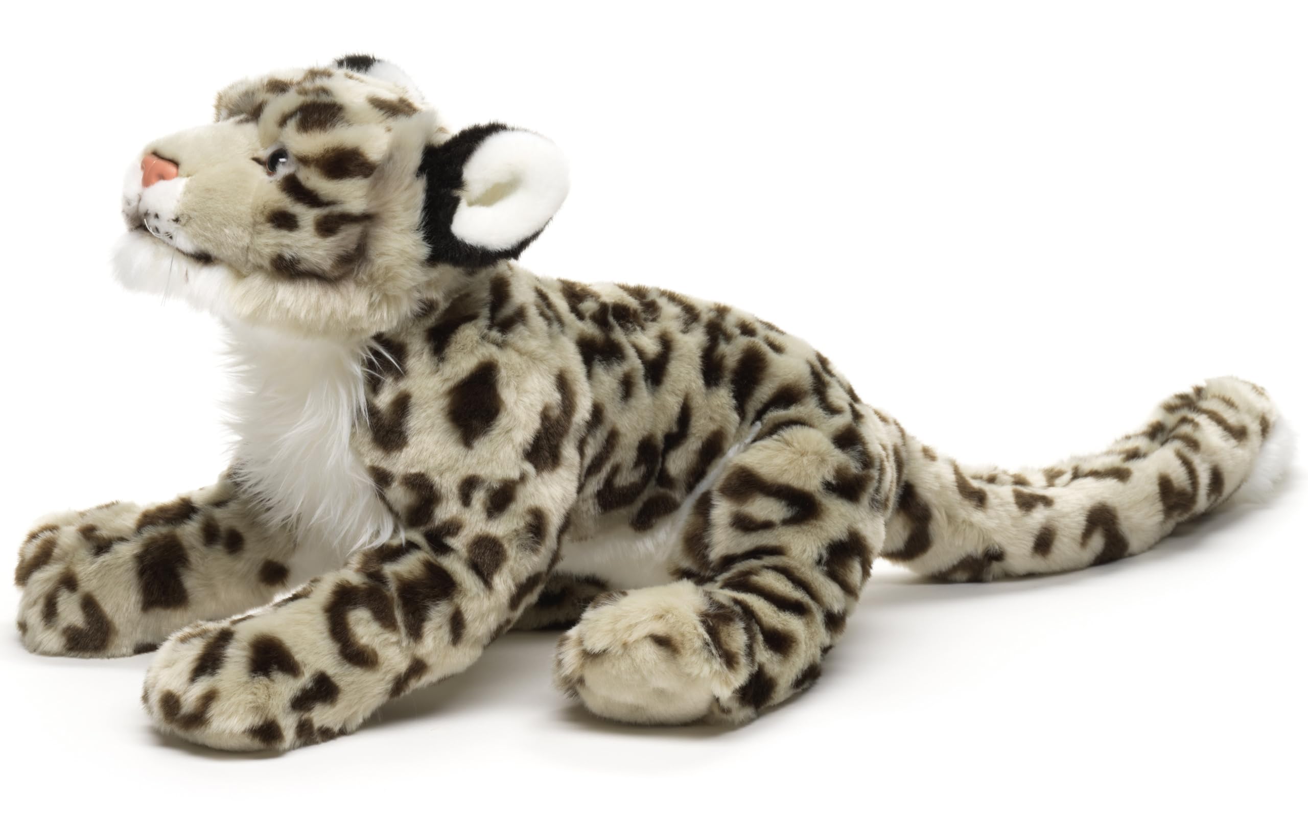 Uni-Toys - Schneeleopard - 82 cm (Länge) - Plüsch- Leopard - Plüschtier, Kuscheltier