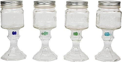 Miniatura 26 de Redneck - Copa de vino (2 unidades), diseño de galsses con tapa Juego de 2 copas de vino,Juego de 4 copas de vino,Copa de vino