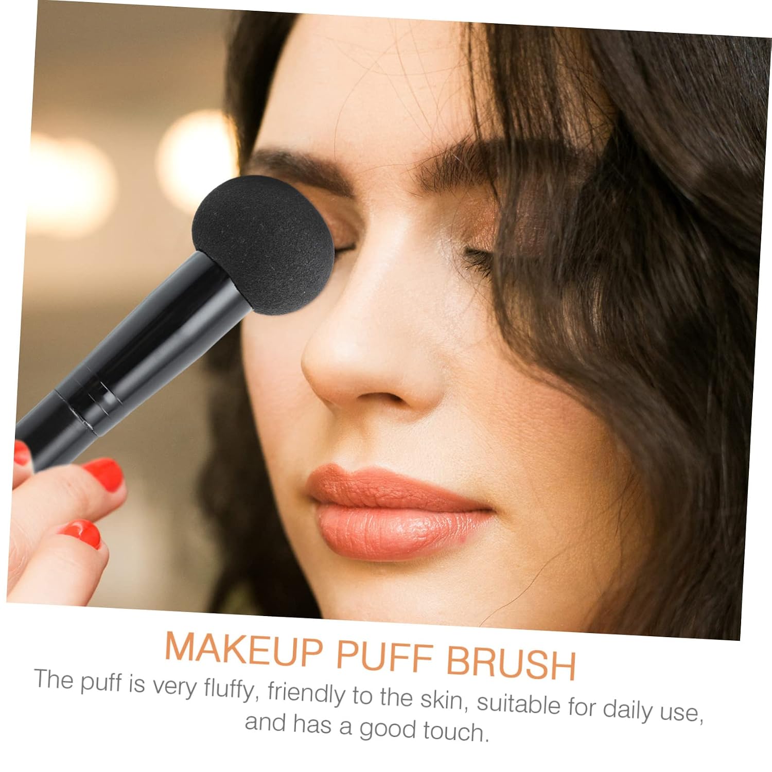 Vaguelly 4pcs Mushroom Makeup Puff Versatile Wet and Dry Cosmetic Blending Sponges for Foundation Blush and Powder Application Soft Lightweight Comfortable Touch