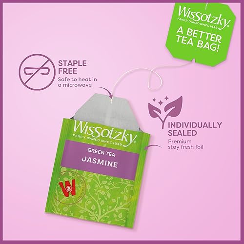 Miniatura 5 de Wissotzky Tea Té verde jazmín - 20 bolsas de té
