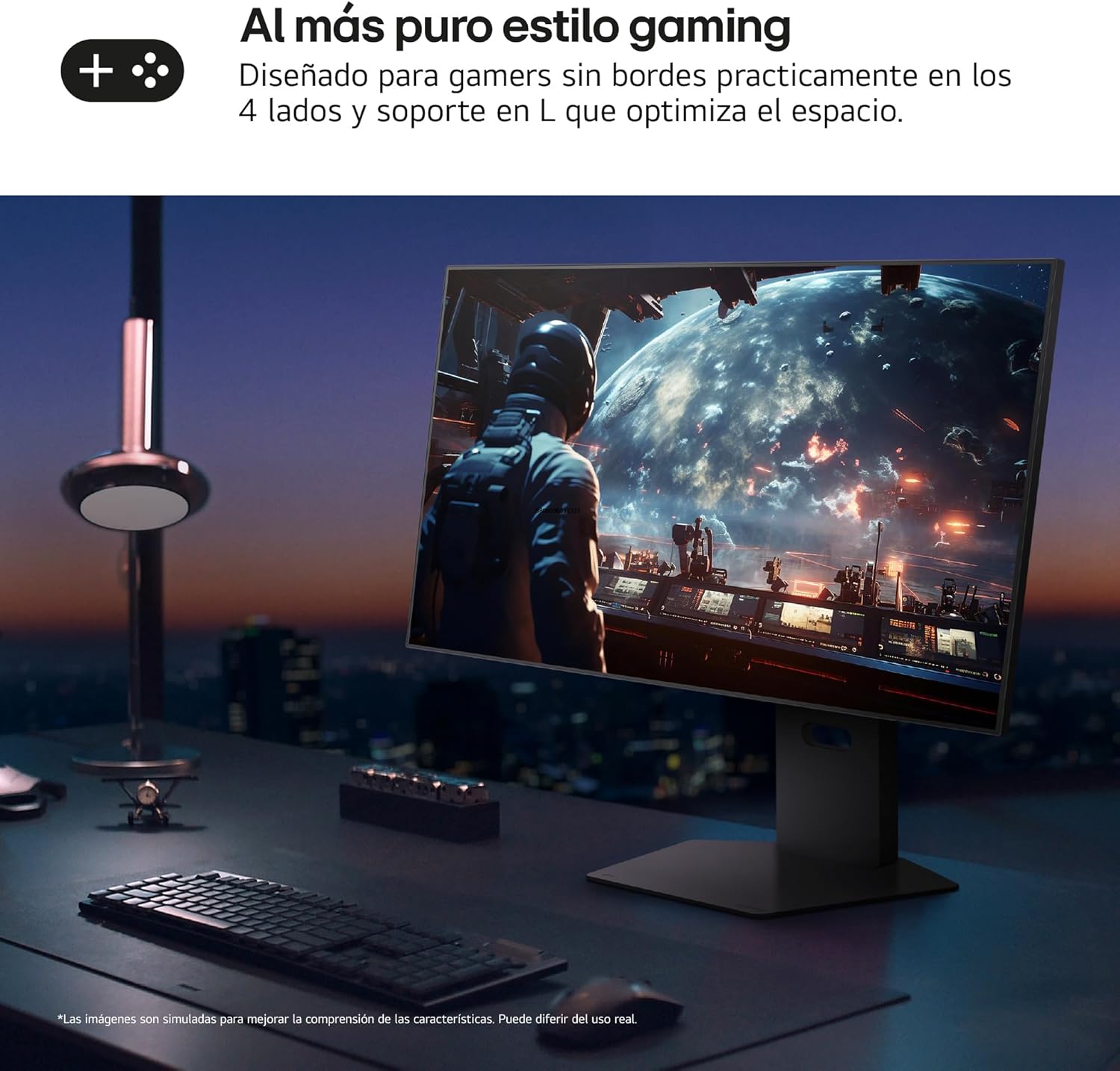 LG 32GX870A-B – Monitor Gaming Ultragear OLED 32″, 4K UHD (3840×2160), 240Hz, 0.03ms GtG, G-Sync Compatible, FreeSync Premium Pro, DisplayHDR True Black 400, HDMI 2.1, USB-C 90W 11