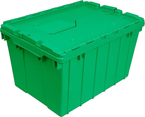 Contenedor de plástico para almacenamiento y distribución 39120 de Akro-Mils, con tapa con bisagras, de 21.5 x 15 x 12.5 pulgadas, 6 unidades disponible en Yaxa Guatemala