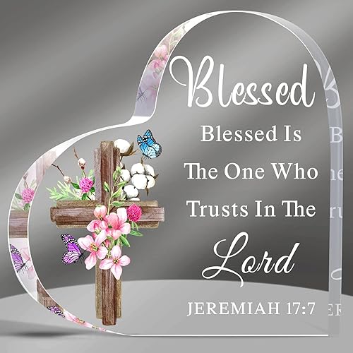 Miniatura 1 de Regalos cristianos de acrílico para mujer, regalos inspiradores con versículos de la Biblia y oraciones, regalos religiosos con las Sagradas