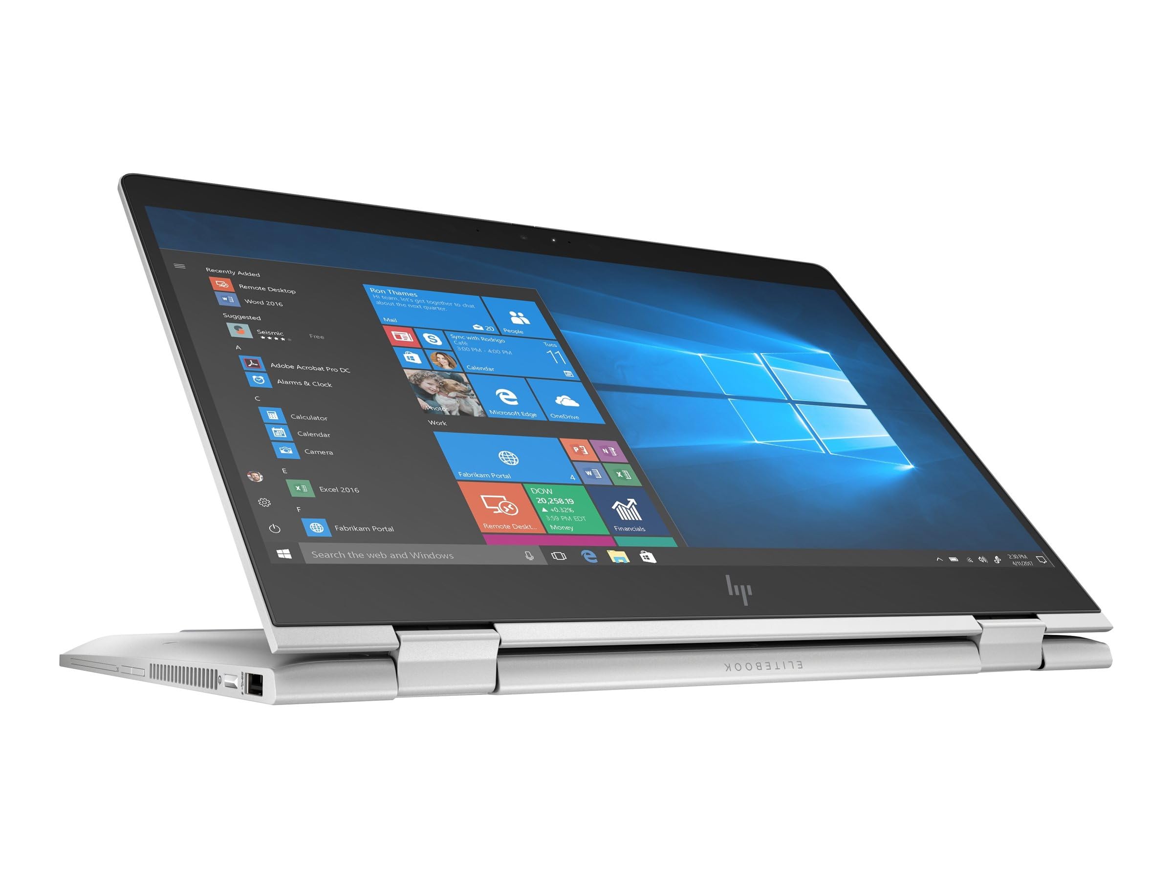 HP EliteBook x360 830 G6 - Ordenador portátil táctil 2 en 1, 13,3" FHD (1920 x 1080), Intel Core i7-8565U, 8 GB de RAM, SSD de 256 GB, teclado QWERTY de EE. UU., Windows 11 Pro (reacondicionado)