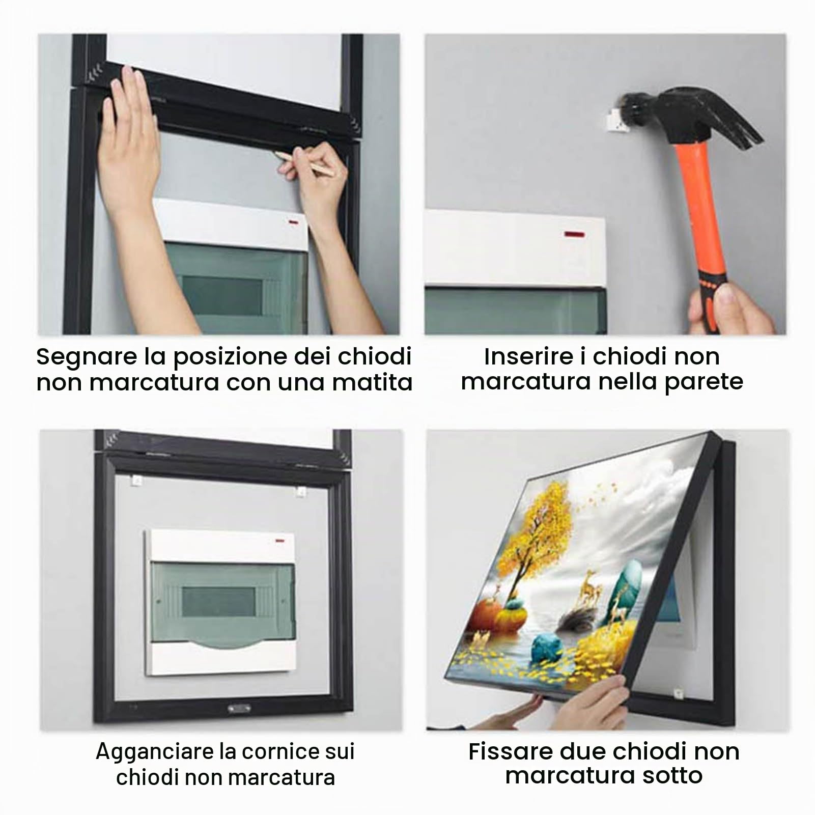 Coperchio della Scatola del Contatore Elettrico Quadro Copri Quadro Elettrico Pittura Decorativa della Scatola Nascondere Scatola del Contatore(E,40x60cm)
