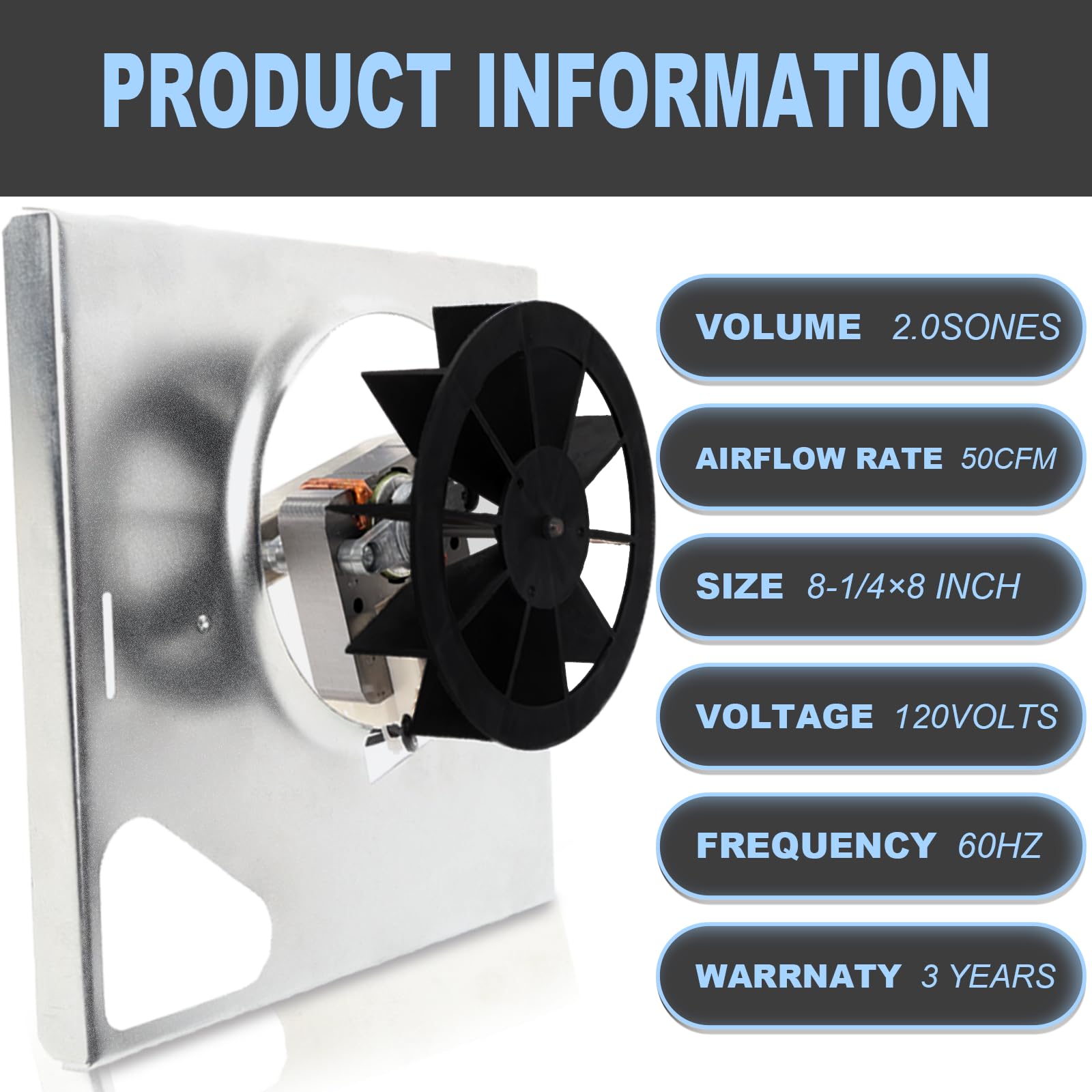 Motor de ventilador 678 para nutone