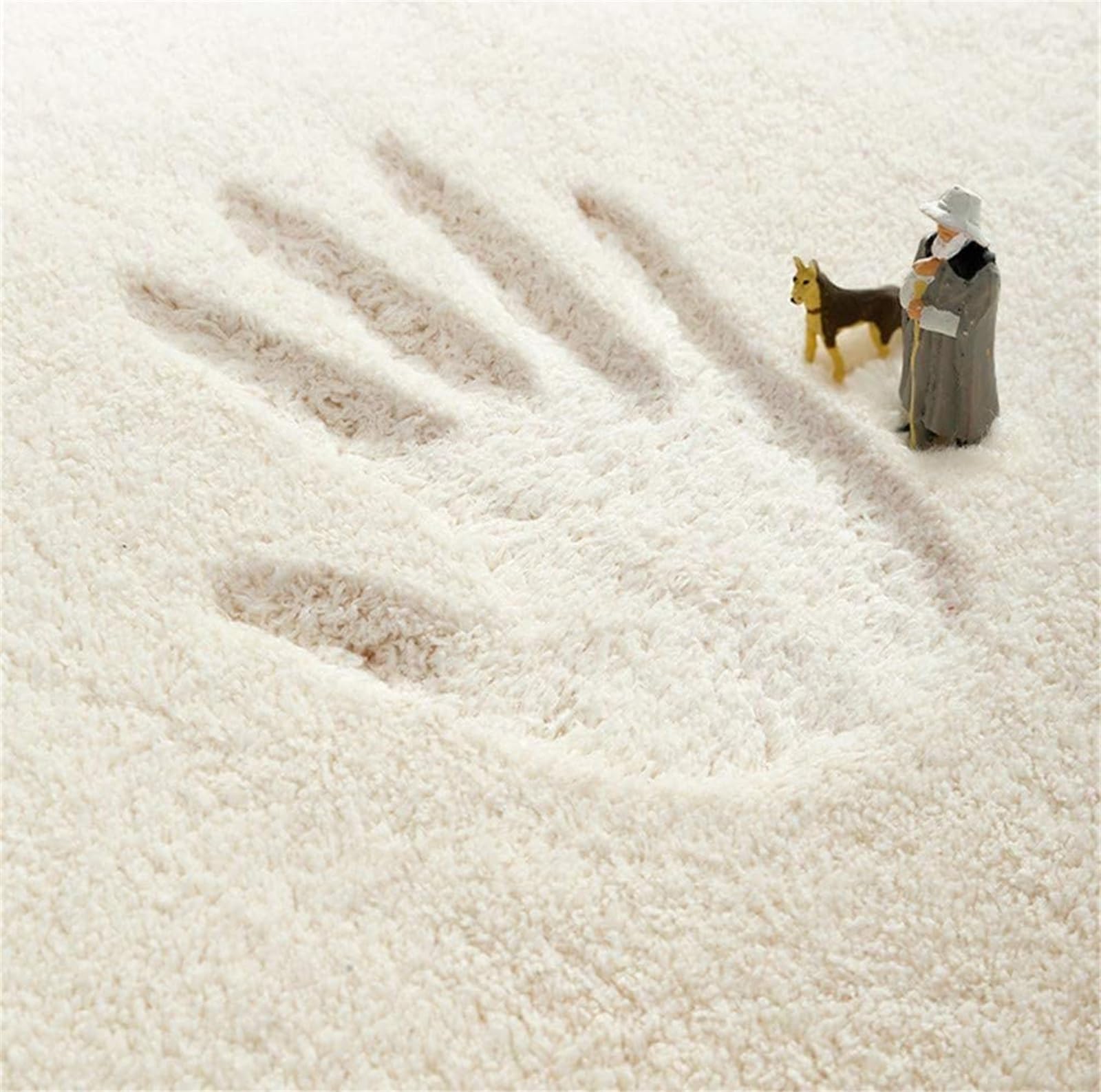 ABC - Alfombra redonda del alfabeto para niños, alfombra de felpa suave, alfombra educativa para bebé, alfombra antideslizante para aula, sala de juegos, dormitorio, decoración de habitación de niños