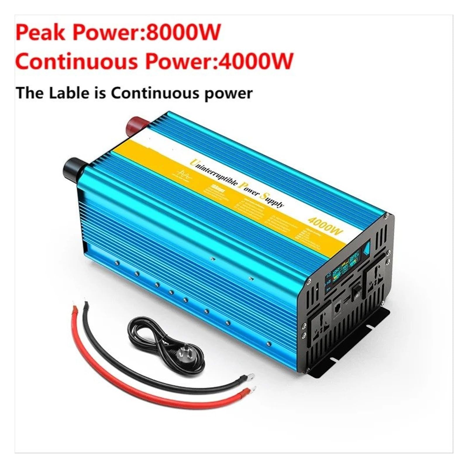 Convertidor Adaptador LCD 12V 24V UPS Onda Sinusoidal para Pura Inversor Cargador 2kw 3kw 4kw 6kw Soporte Energía Plomo Ácido/Gel/batería Litio Lifepo4 inversor