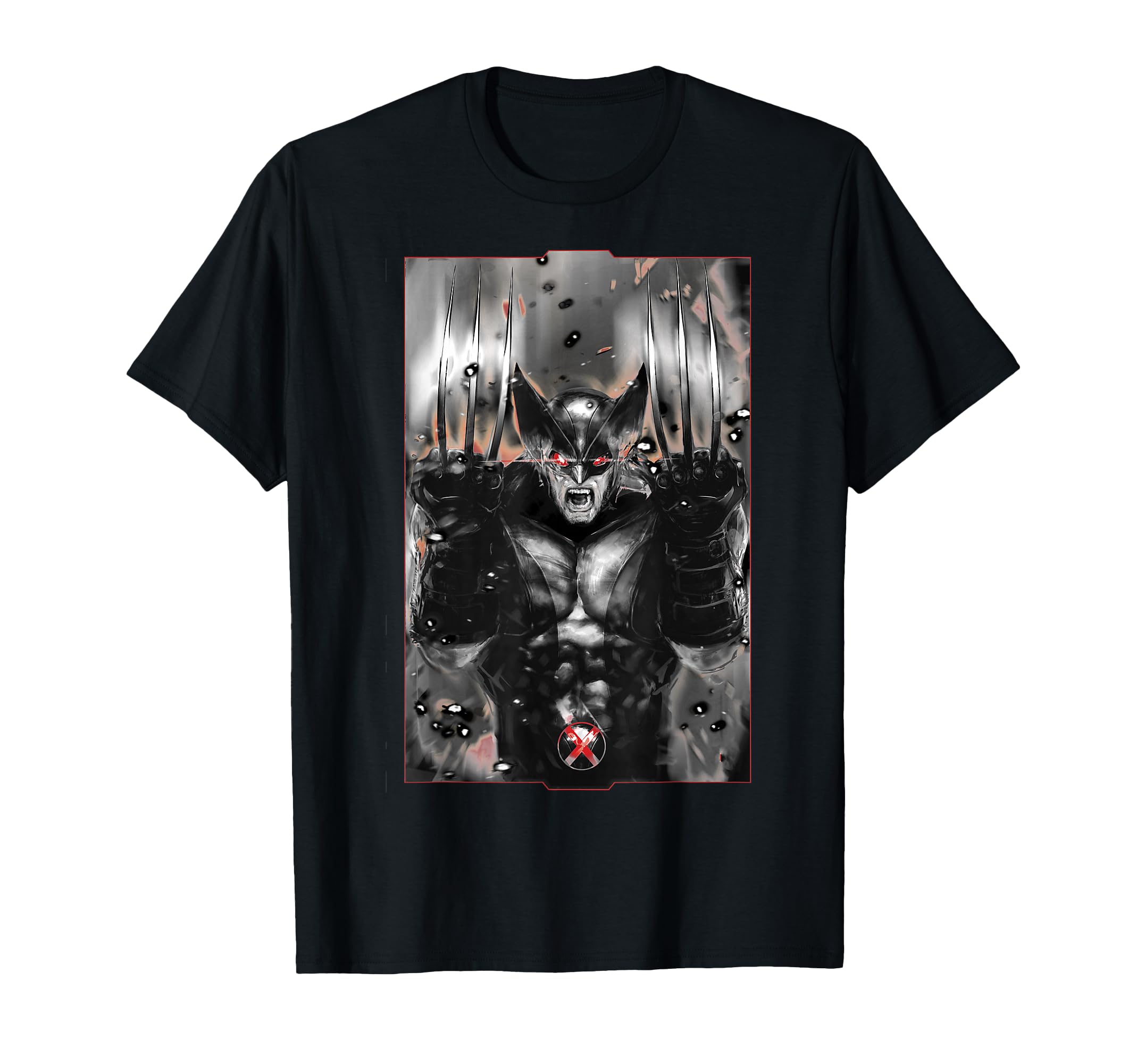 T-shirt Wolverine Marvel X-Force doté d'une impression graphique haute définition - 2