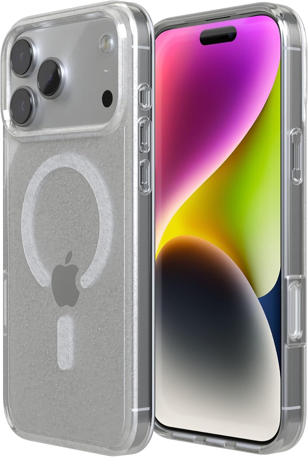 Casely iPhone 17 Pro Case | Clear Skies | Clear Shimmer | Compatible with MagSafe | Classic Ultra Slim Design - Image 2