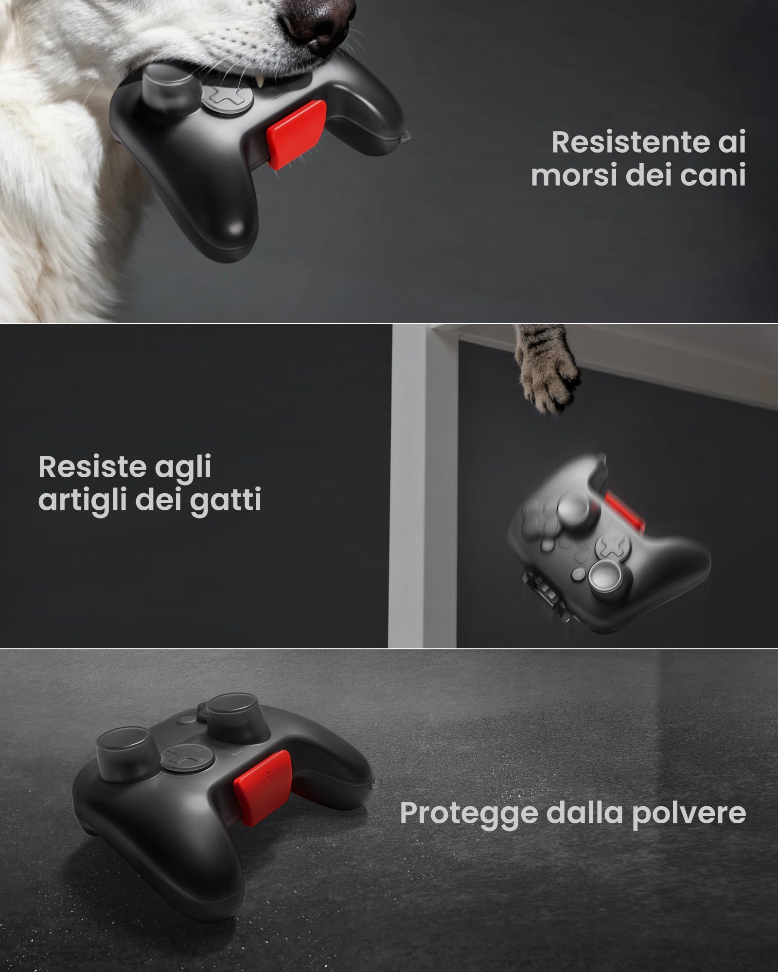 tomtoc Custodia per Nintendo Switch 2 Pro Controller , Case Cover rigida protezione guscio rigido per joystick, custodia da viaggio portatile, antiurto, antigraffio, resistente all’acqua