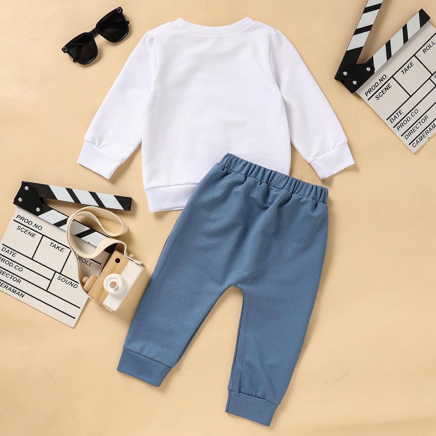 1st Birthday Clothes Outfit Boy Baby One Year Old Birthday Outfit Long Sleeve Shirt Pants Fall Winter Outfit Clothes - Image 6