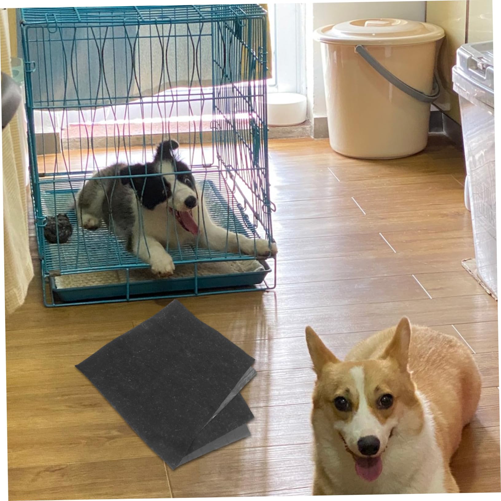 Toyvian Tapis de Propreté Réutilisable pour Chien, Barrière Urine, Feutre | Format Grand, Nettoyage Facile, pour Cage et Entraînement, Usage Chien et Animal Domestique