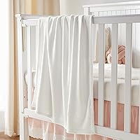 Vista 165 de BEDELITE Fleece Blanket White Throw Blanket for Couch & Bed, Luxury Plush Cozy Fuzzy Blanket 50" x 60", Super Soft Warm Lightweight Throw Blanket